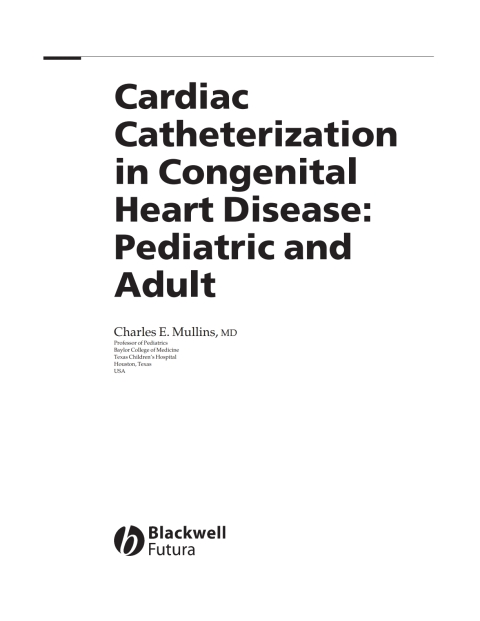 Cover image for book Cardiac Catheterization in Congenital Heart Disease