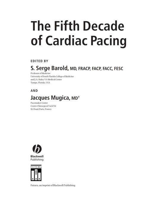Cover image for book The Fifth Decade of Cardiac Pacing