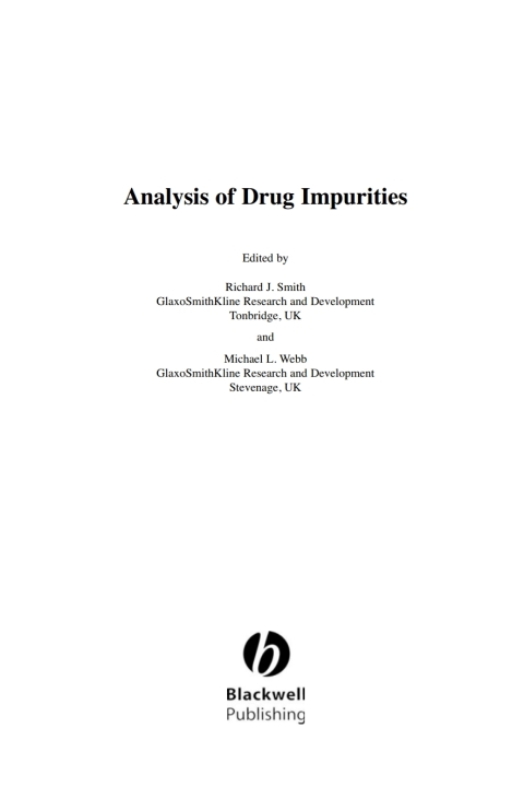 Analysis of Drug Impurities 