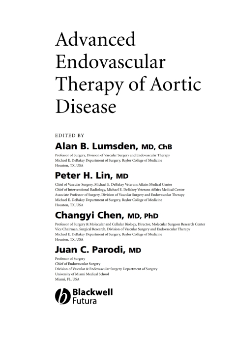 Advanced Endovascular Therapy of Aortic Disease 