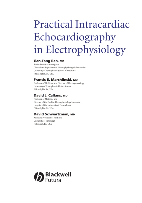 Practical Intracardiac Echocardiography in Electrophysiology 