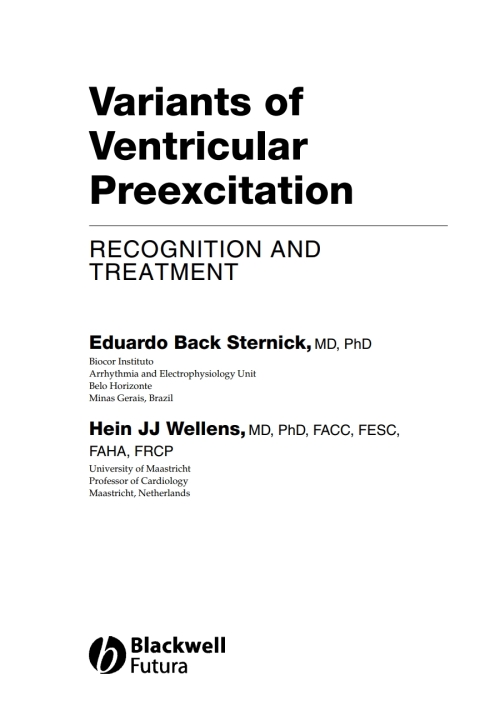 Cover image for book Variants of Ventricular Preexcitation