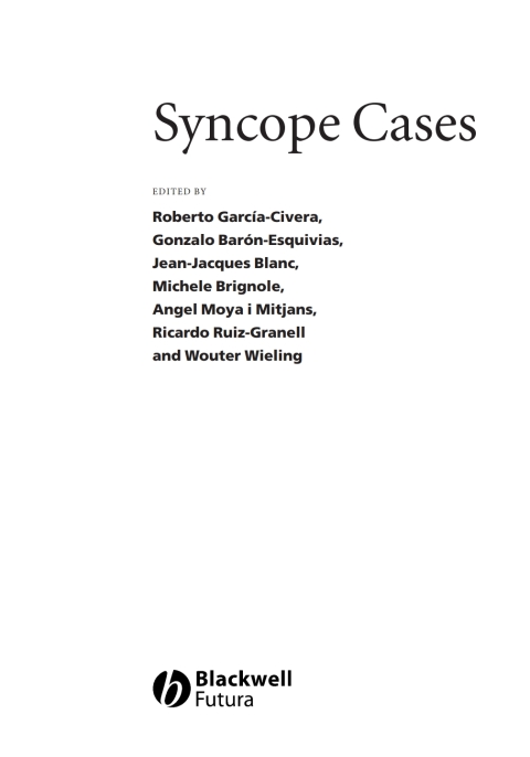 Cover image for book Syncope Cases