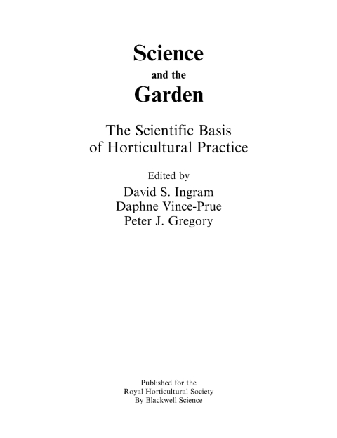 Science and the Garden 