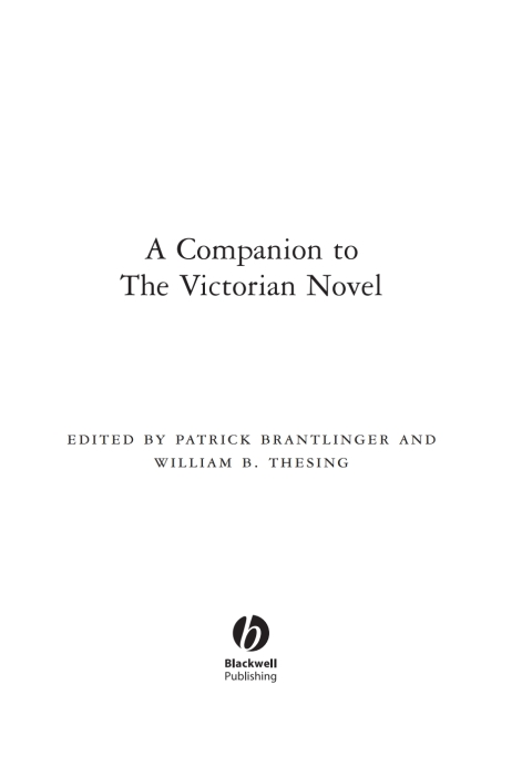 Cover image for book A Companion to the Victorian Novel