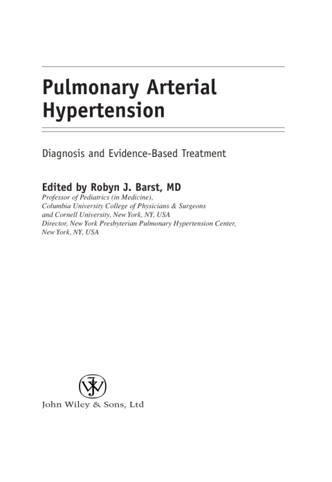 Cover image for book Pulmonary Arterial Hypertension