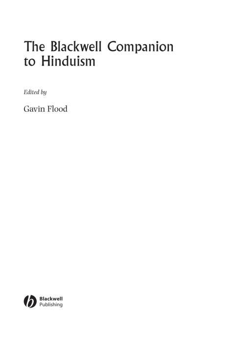 Cover image for book The Blackwell Companion to Hinduism