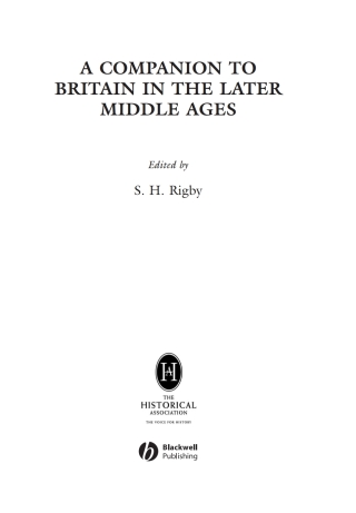 A Companion to Britain in the Later Middle Ages