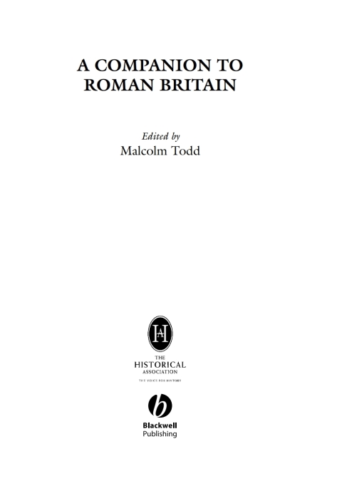 Cover image for book A Companion to Roman Britain