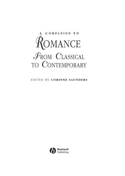A Companion to Romance 