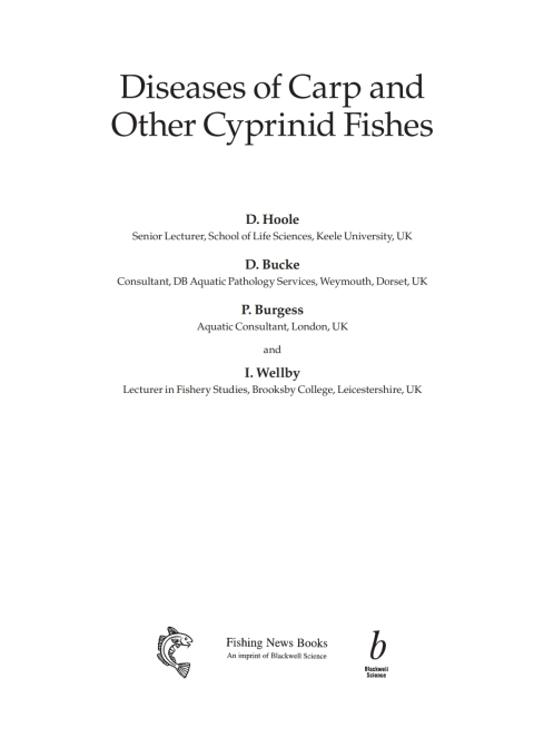 Cover image for book Diseases of Carp and Other Cyprinid Fishes