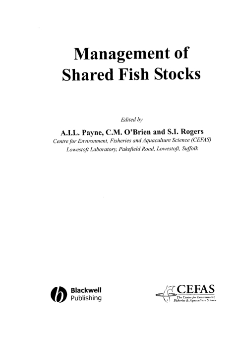 Management of Shared Fish Stocks 