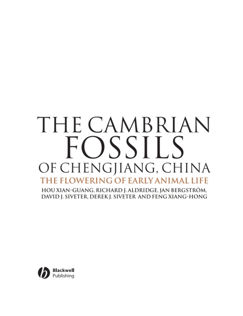 Cover image for book The Cambrian Fossils of Chengjiang, China