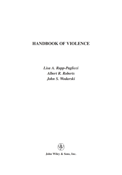 Handbook of Violence 