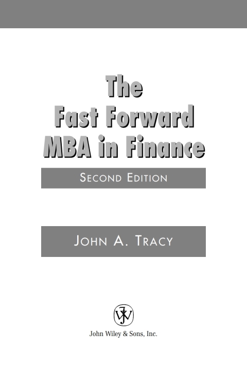 Cover image for book The Fast Forward MBA in Finance