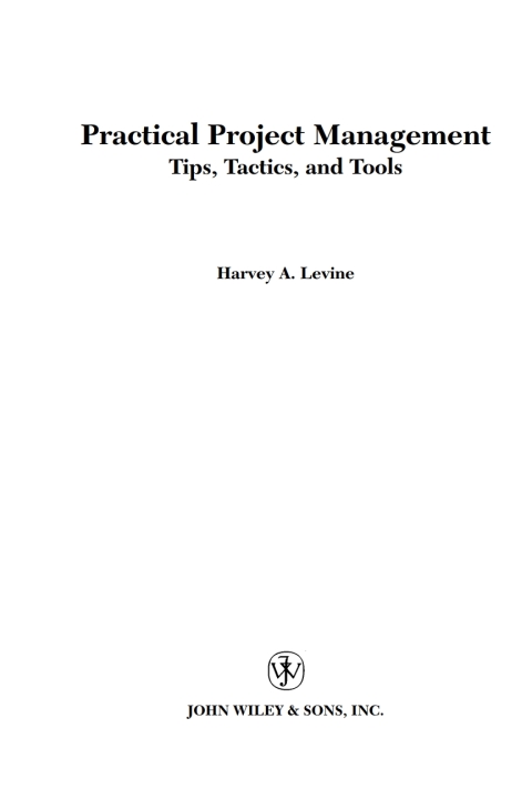 Cover image for book Practical Project Management