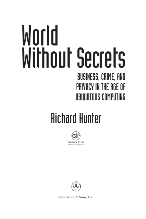 Cover image for book World Without Secrets
