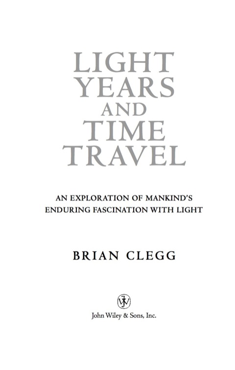 Cover image for book Light Years and Time Travel