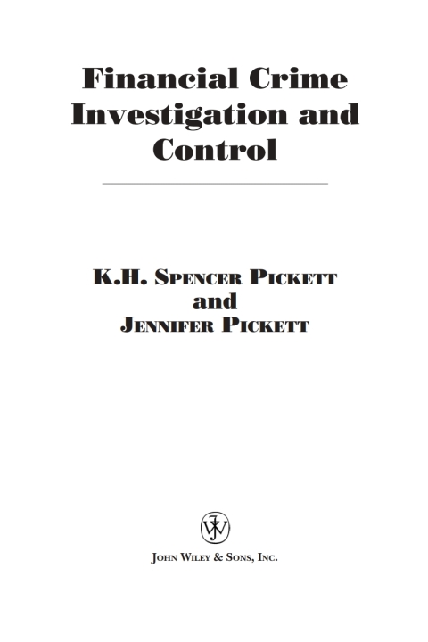 Cover image for book Financial Crime Investigation and Control