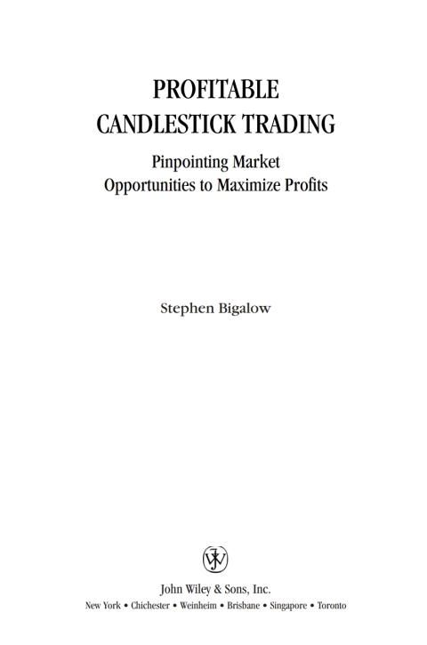Cover image for book Profitable Candlestick Trading