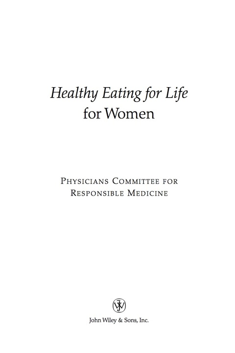 Cover image for book Healthy Eating for Life for Women