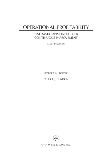 Cover image for book Operational Profitability