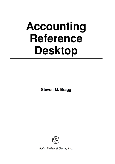 Cover image for book Accounting Reference Desktop