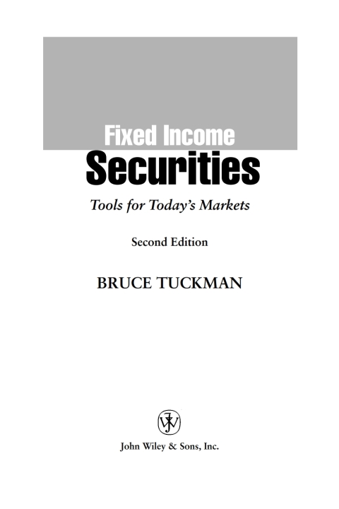 Cover image for book Fixed Income Securities