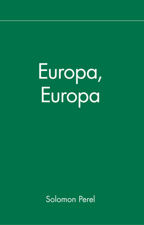 Cover image for book Europa, Europa