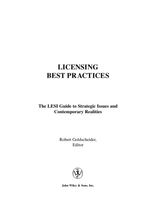 Licensing Best Practices
