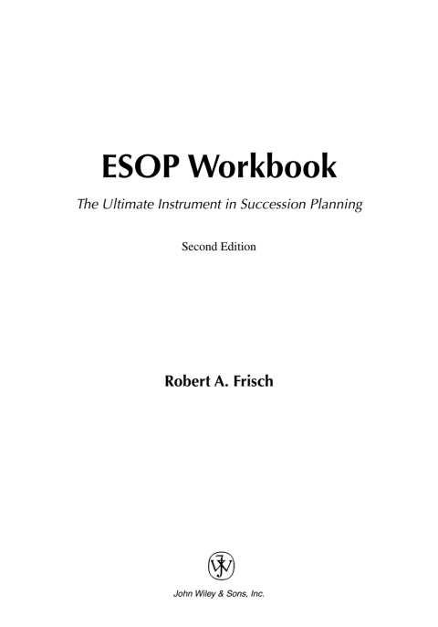 Cover image for book ESOP Workbook