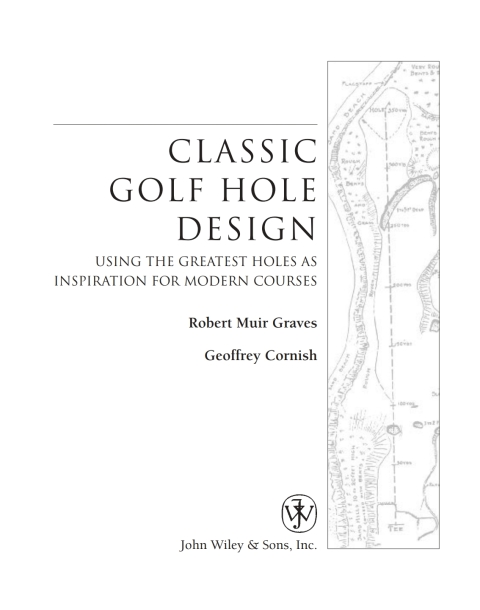 Cover image for book Classic Golf Hole Design
