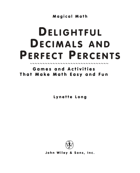 Cover image for book Delightful Decimals and Perfect Percents