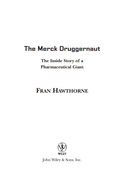 Cover image for book The Merck Druggernaut