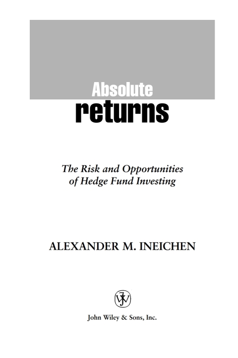 Cover image for book Absolute Returns