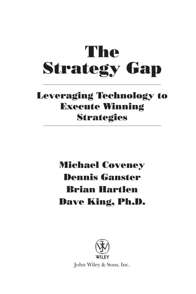 The Strategy Gap