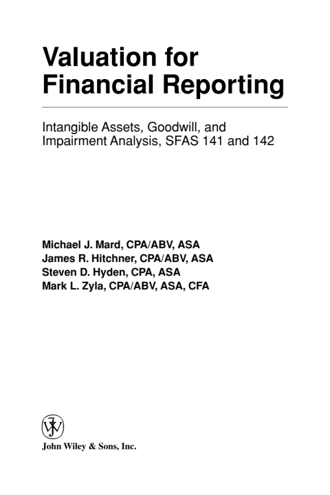 Valuation for Financial Reporting 