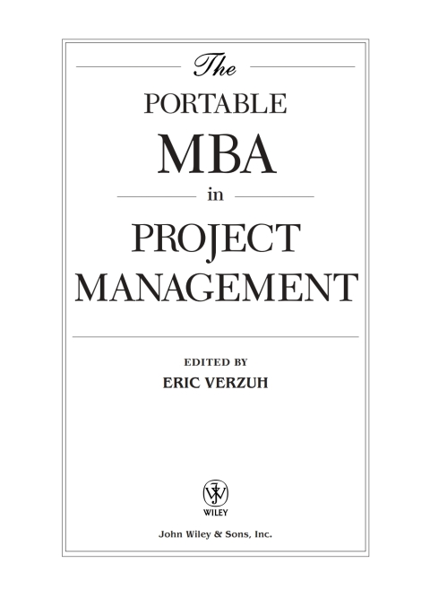 Cover image for book The Portable MBA in Project Management