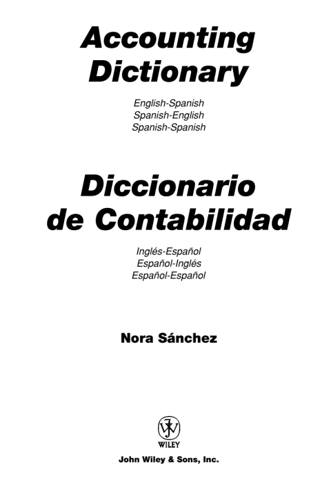Cover image for book Accounting Dictionary