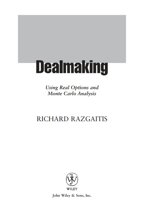 Cover image for book Dealmaking