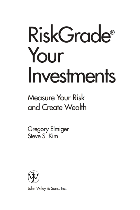Cover image for book RiskGrade Your Investments