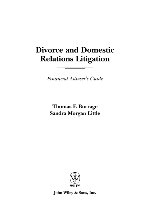 Cover image for book Divorce and Domestic Relations Litigation