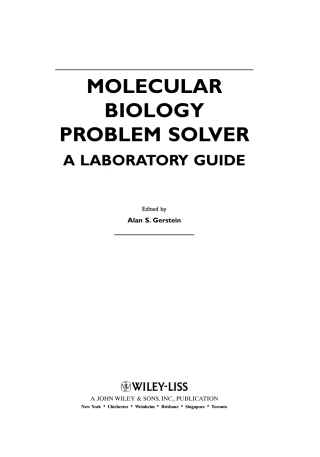 Molecular Biology Problem Solver