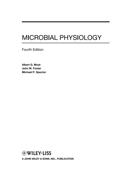 Microbial Physiology, 4th Edition 