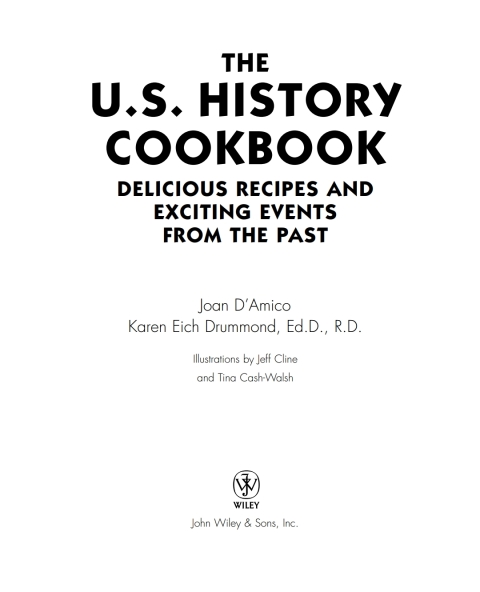 Cover image for book The U.S. History Cookbook