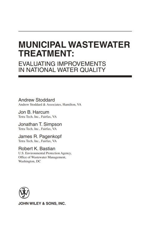 Cover image for book Municipal Wastewater Treatment