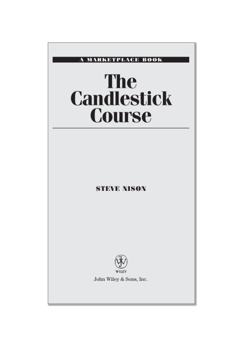 Cover image for book The Candlestick Course