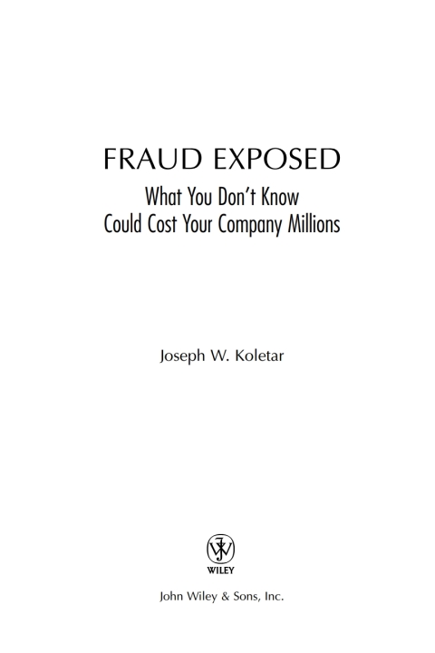 Cover image for book Fraud Exposed