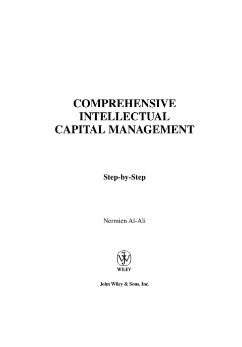 Cover image for book Comprehensive Intellectual Capital Management