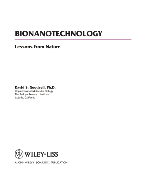 Cover image for book Bionanotechnology